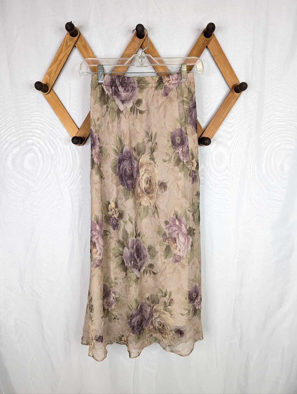 Vintage SL Fashion Floral Y2K 90s Straight Maxi Skirt - Size 4P